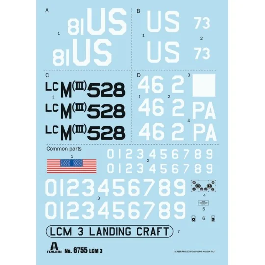I6755-Boat LCM-3 1/35 Italeri