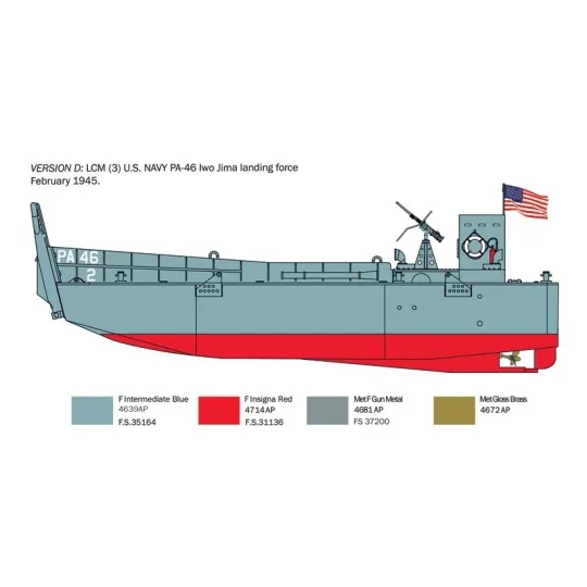 I6755-Bateau LCM-3 1/35 Italeri