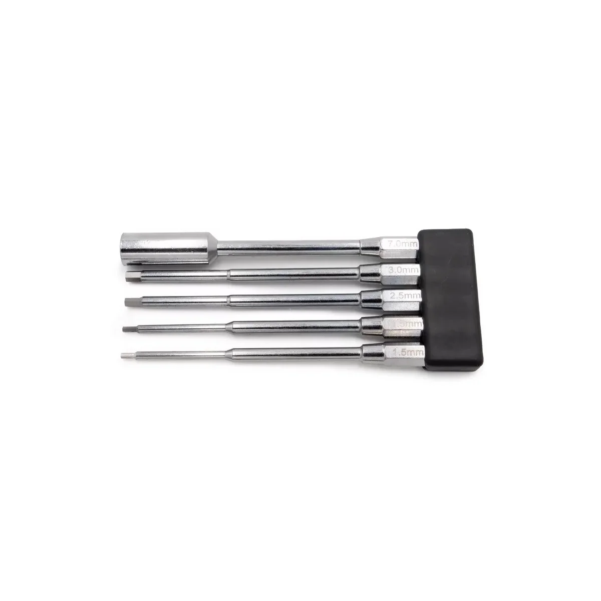 Kit d'embout de visseuse Titanium 1,5/2/2,5, 3mm et douille 7mm Hobbytech Hobbytech HTR-417 - 1