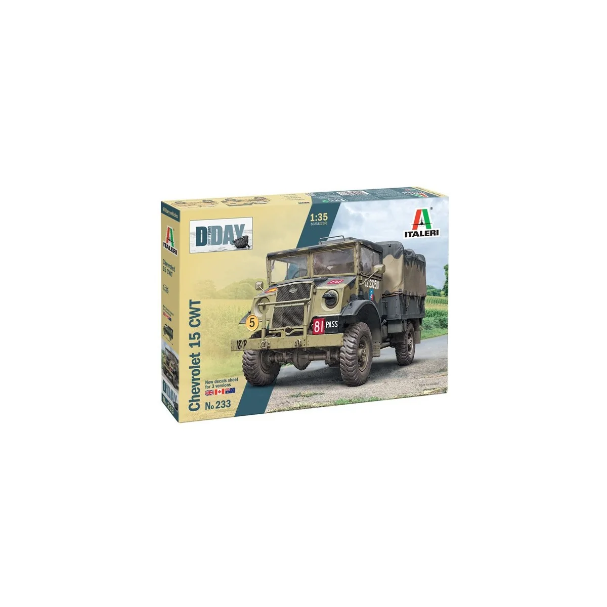 Chevrolet 15 CWT 1/35 Italeri Italeri I233 - 2 Chevrolet 15 CWT 1/35 Italeri Italeri I233 - 2