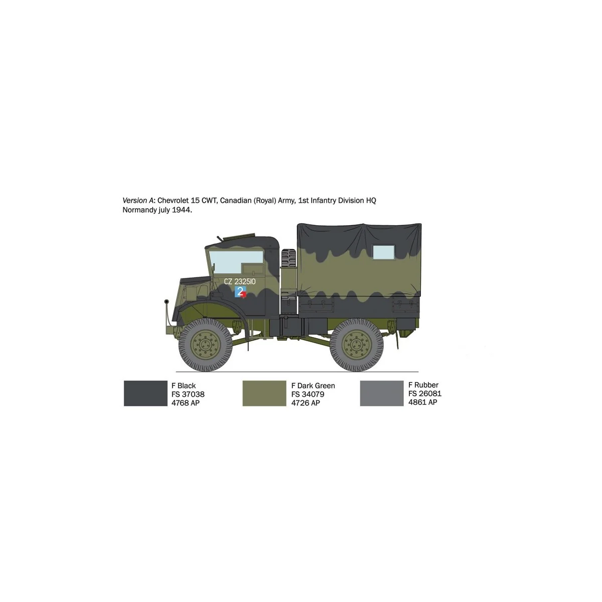 Chevrolet 15 CWT 1/35 Italeri Italeri I233 - 4