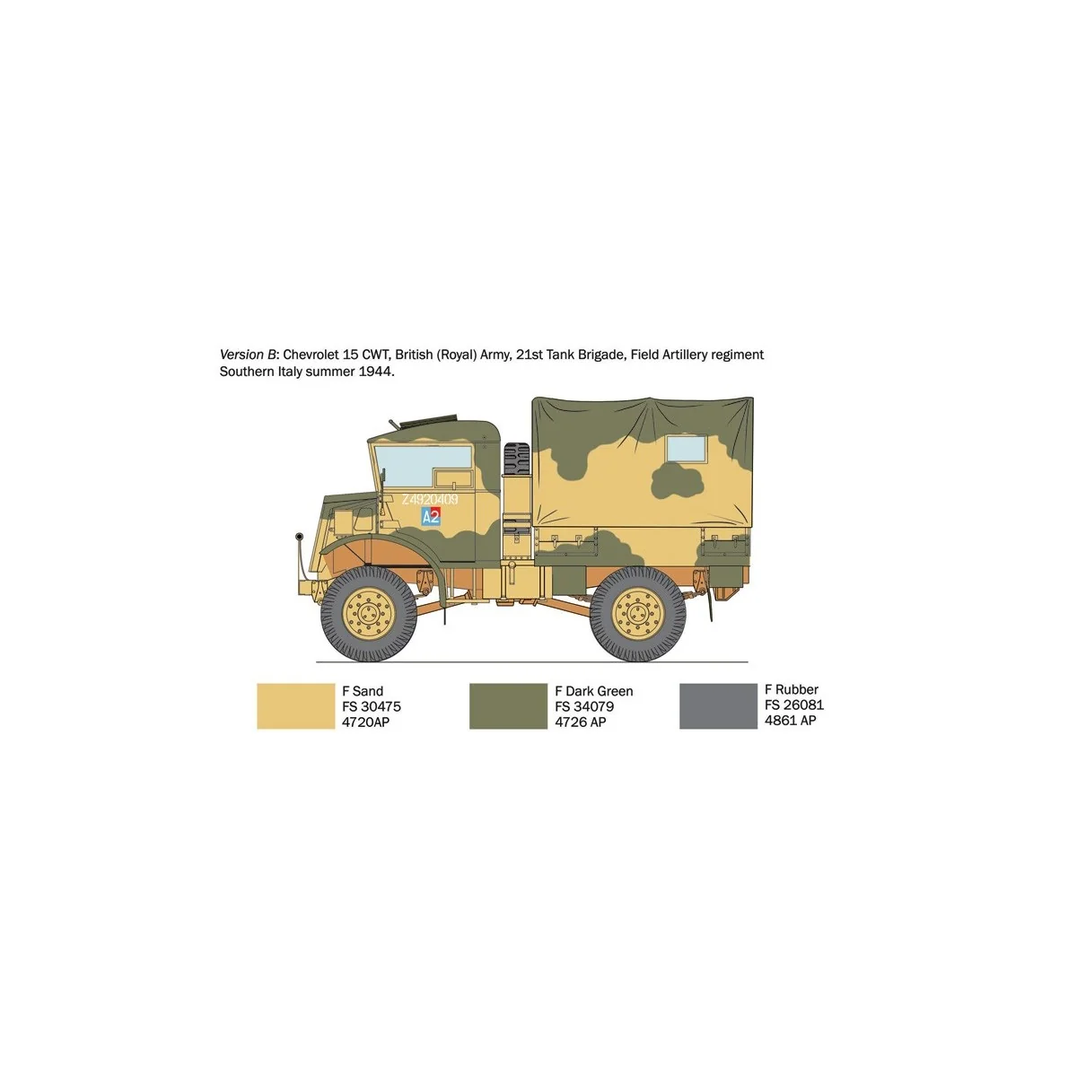 Chevrolet 15 CWT 1/35 Italeri Italeri I233 - 5