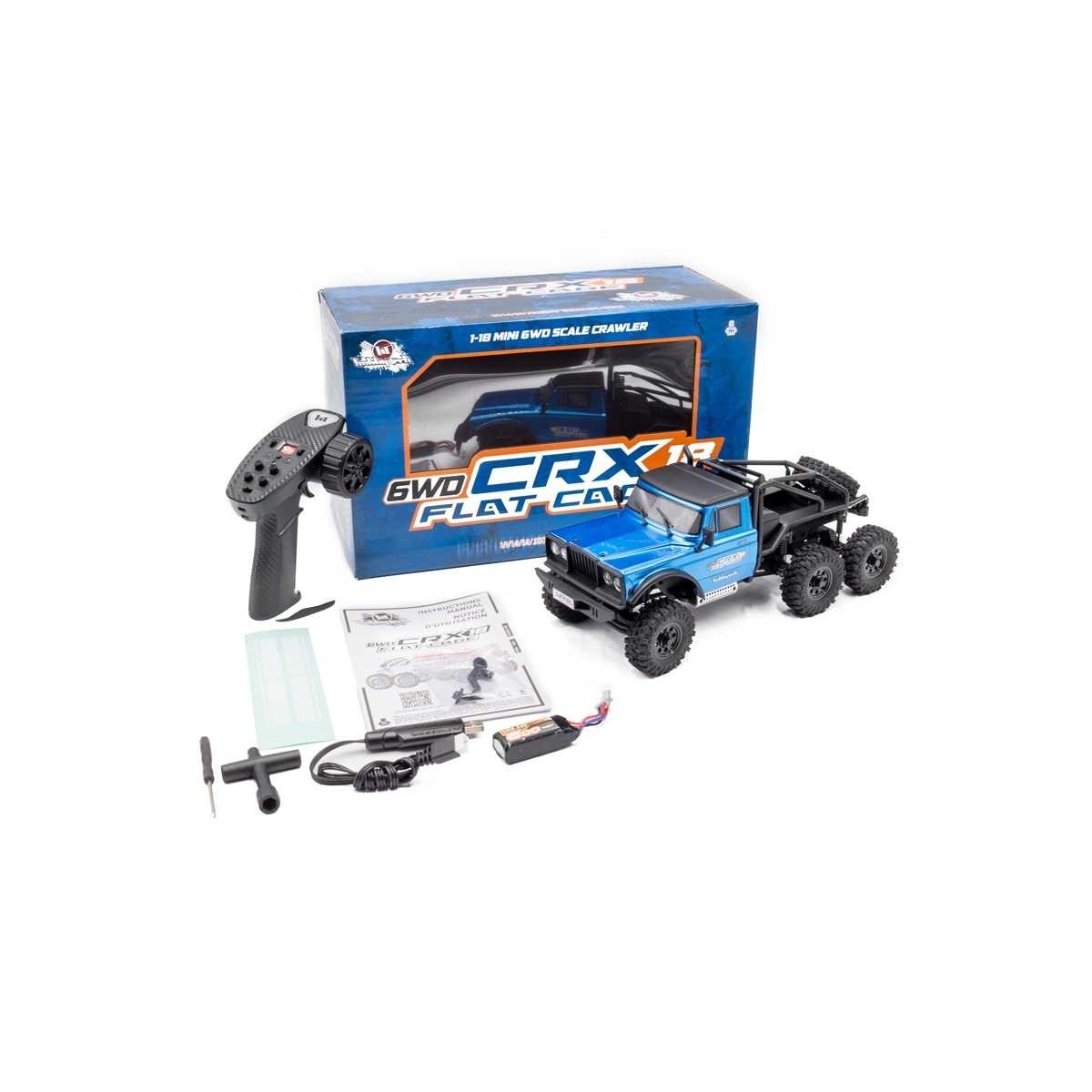 Crawler CRX18 Flat Cage 6WD RTR 1/18 Hobbytech Hobbytech 1.CRX18-6WD-FC-XX - 2 Crawler CRX18 Flat Cage 6WD RTR 1/18 Hobbytech Hobbytech 1.CRX18-6WD-FC-XX - 2