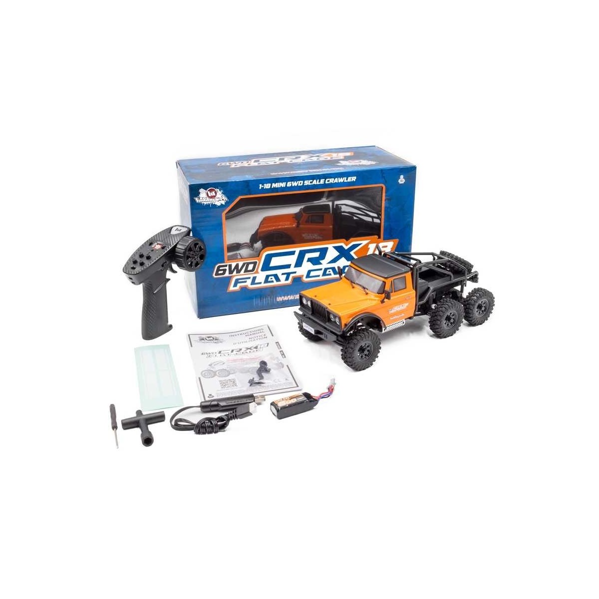 Crawler CRX18 Flat Cage 6WD RTR 1/18 Hobbytech Hobbytech 1.CRX18-6WD-FC-XX - 8