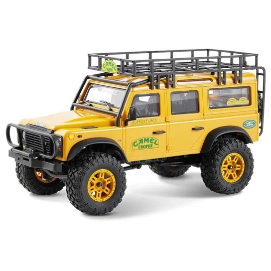 FMS12482RTRYL-FCX24M Land Rover Defender 110 Camel Trophy 1/24 RTR FMS