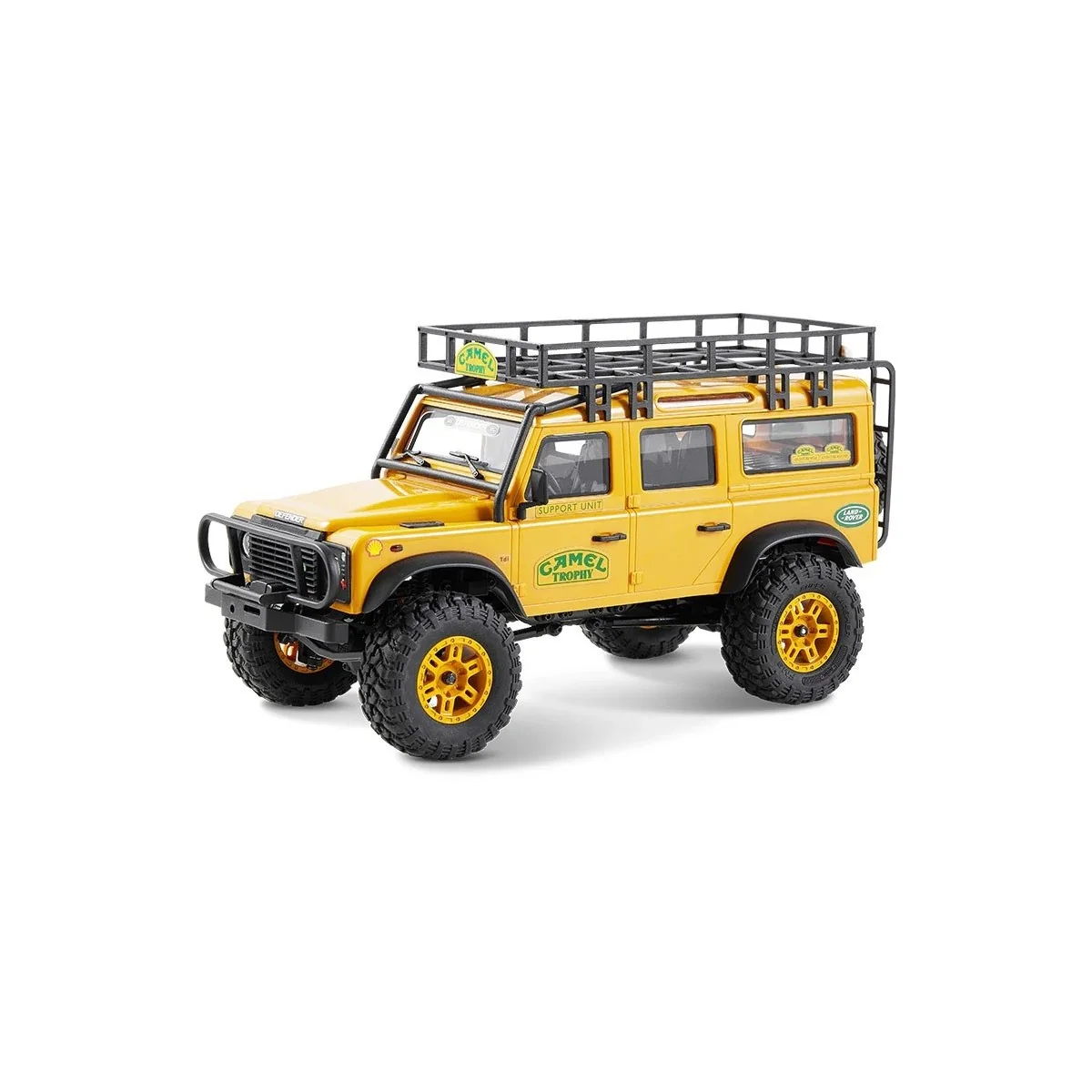 FCX24M Land Rover Defender 110 Camel Trophy 1/24 RTR FMS FMS Model FMS12482RTRYL - 1