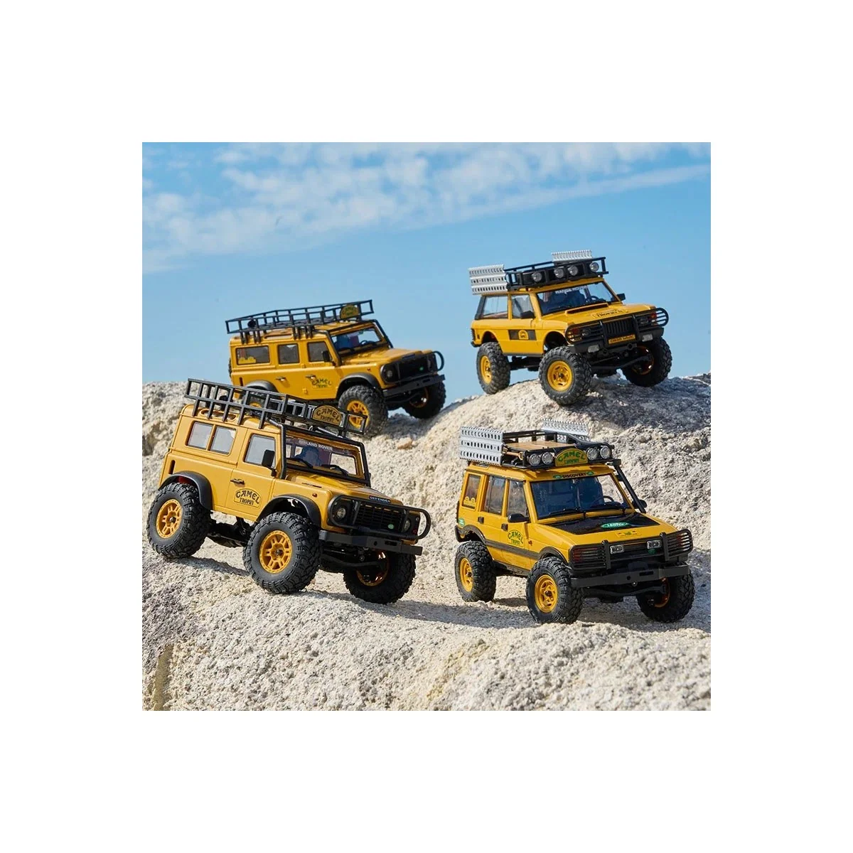 FCX24M Land Rover Defender 90 Camel Trophy 1/24 RTR FMS FMS Model FMS12491RTRYL - 7