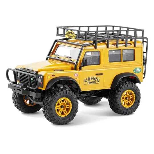FMS12491RTRYL-FCX24M Land Rover Defender 90 Camel Trophy 1/24 RTR FMS - FMS12491RTRYL