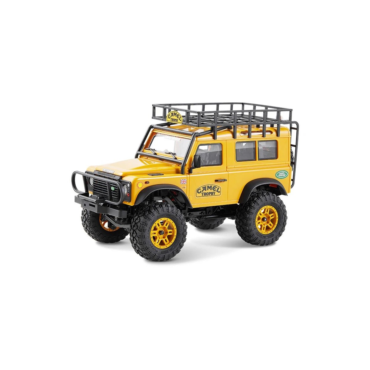 FCX24M Land Rover Defender 90 Camel Trophy 1/24 RTR FMS FMS Model FMS12491RTRYL - 1
