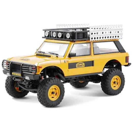 FMS12481RTRYL-FCX24M Range Rover 1st Generation Camel Trophy 1/24 RTR FMS