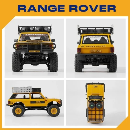 FCX24M Range Rover 1st Generation Camel Trophy 1/24 RTR FMS FMS Model FMS12481RTRYL - 2 FMS12481RTRYL-FCX24M Range Rover 1st Generation Camel Trophy 1/24 RTR FMS - FMS12481RTRYL
