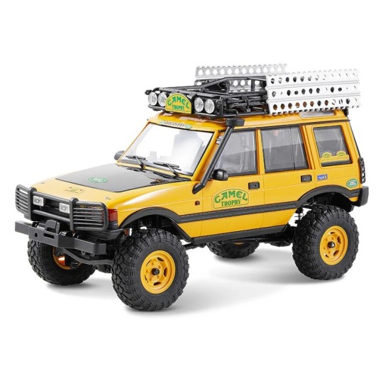 FMS12483RTRYL-FCX24M Land Rover Discovery 1ère génération Camel Trophy 1/24 RTR FMS