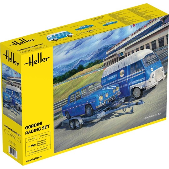 HEL-50328-Set Gordini Racing 1/24 Heller