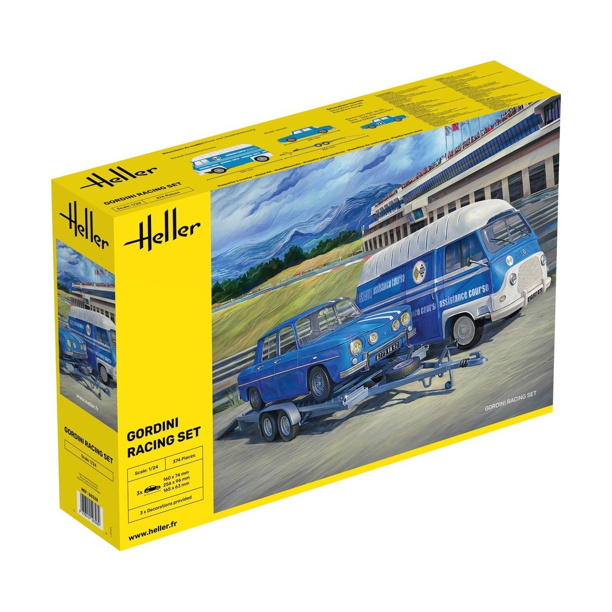 Set Gordini Racing 1/24 Heller Heller HEL-50328 - 1