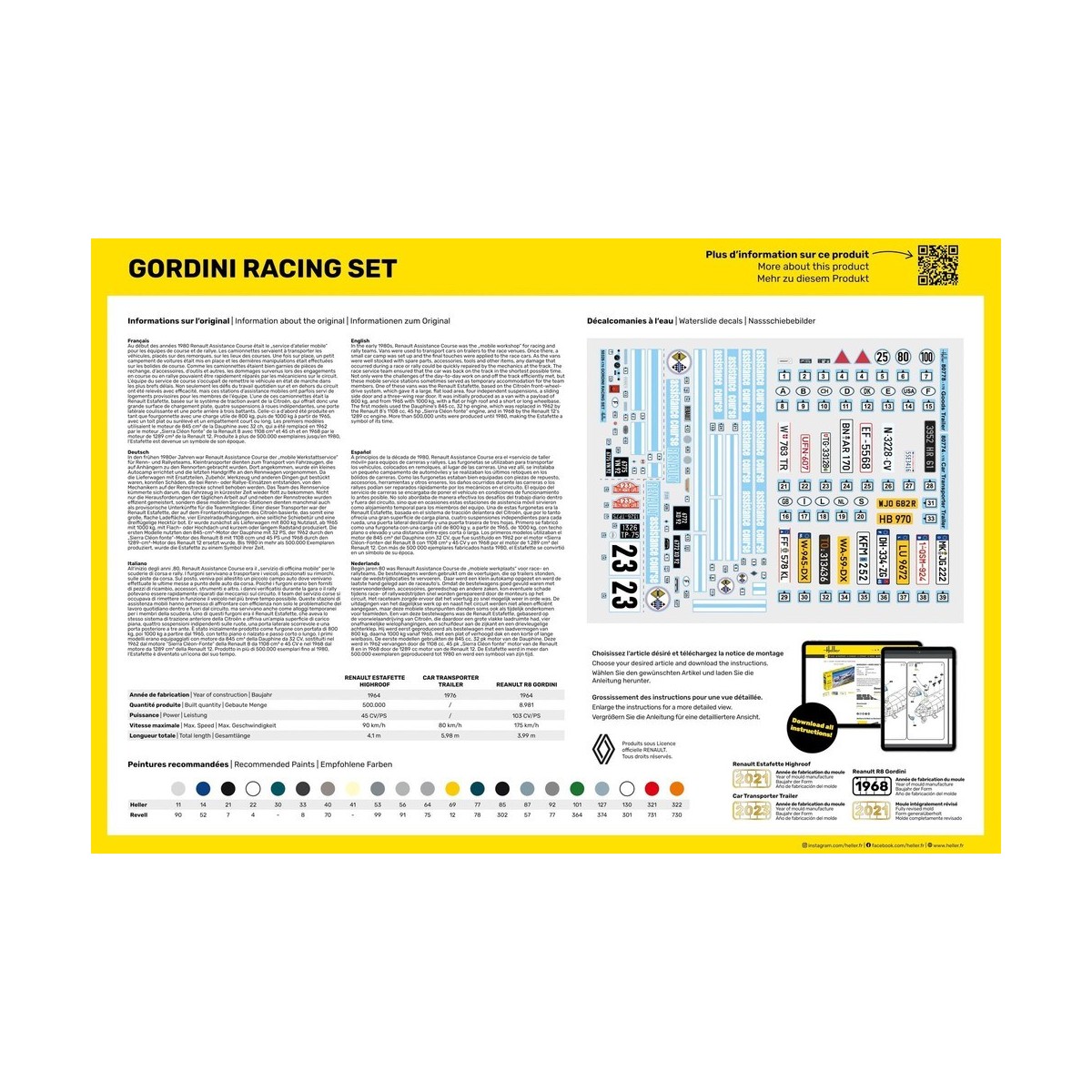 Set Gordini Racing 1/24 Heller Heller HEL-50328 - 3