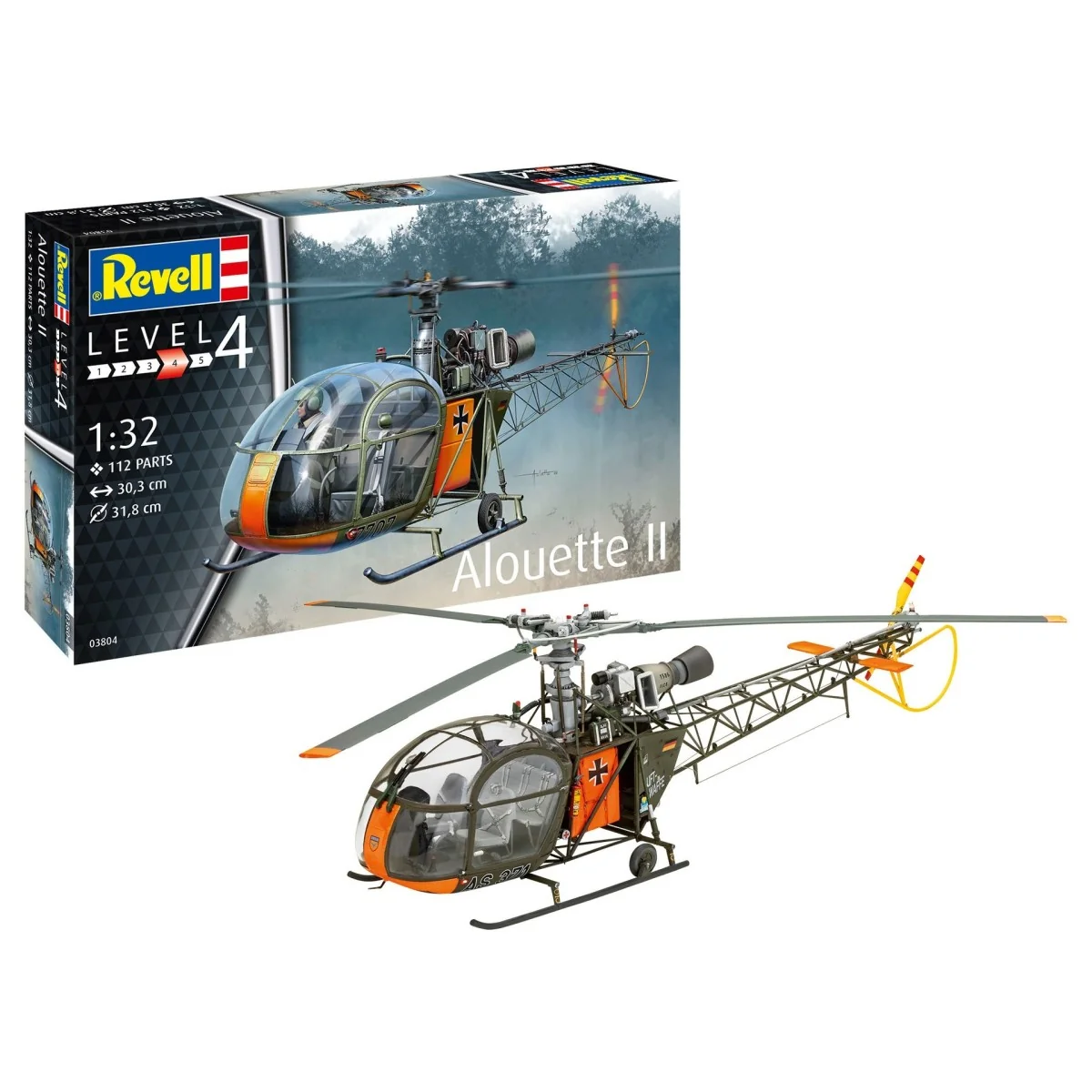 Alouette II 1/32 Revell helicopter Revell 03804 - 1 Alouette II 1/32 Revell helicopter Revell 03804 - 1