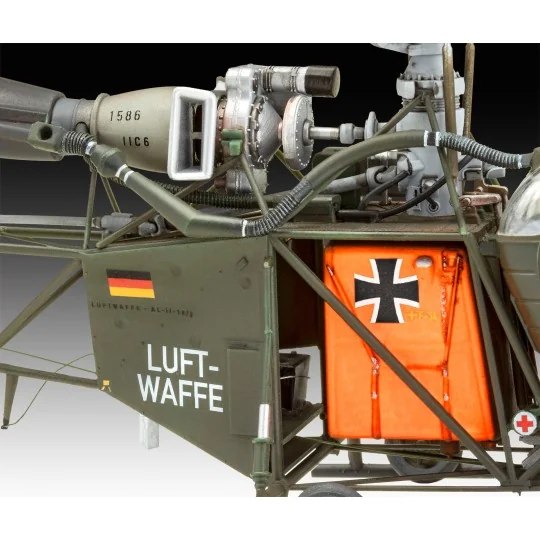 Alouette II 1/32 Revell helicopter Revell 03804 - 4 03804-Alouette II 1/32 Revell helicopter - 03804