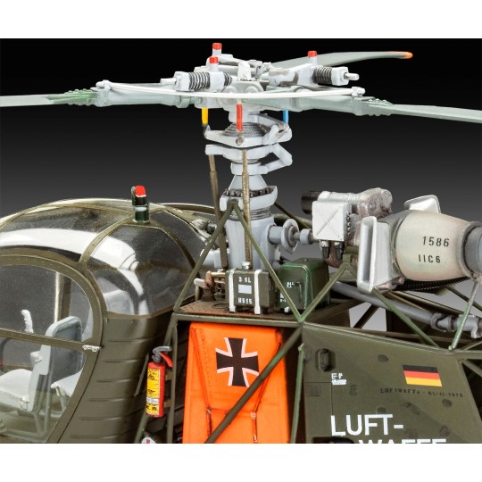 Alouette II 1/32 Revell helicopter Revell 03804 - 5 03804-Alouette II 1/32 Revell helicopter - 03804