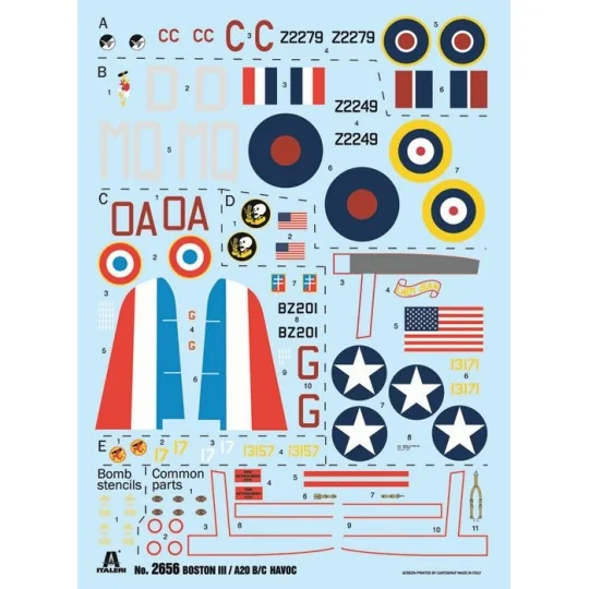 I2656-A-20B/C Havoc (Boston III) 1/48 Italeri