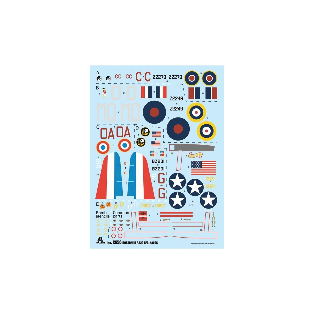 A-20B/C Havoc (Boston III) 1/48 Italeri Italeri I2656 - 3