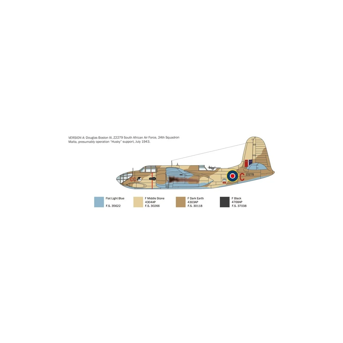 A-20B/C Havoc (Boston III) 1/48 Italeri Italeri I2656 - 4 A-20B/C Havoc (Boston III) 1/48 Italeri Italeri I2656 - 4