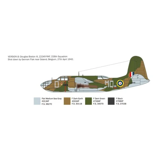 A-20B/C Havoc (Boston III) 1/48 Italeri Italeri I2656 - 5 I2656-A-20B/C Havoc (Boston III) 1/48 Italeri - I2656