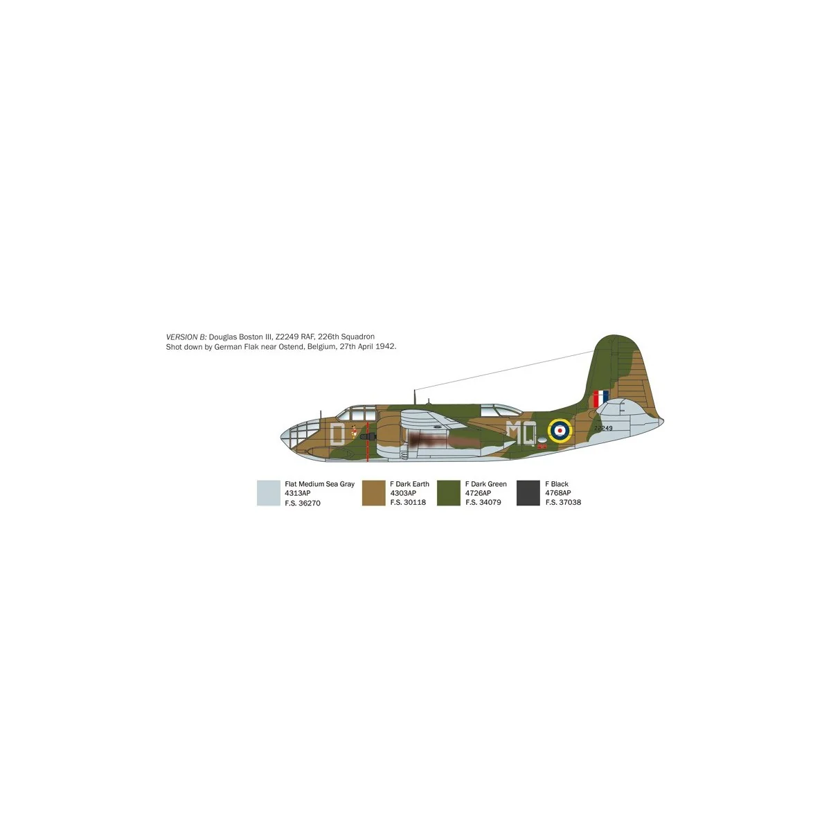 A-20B/C Havoc (Boston III) 1/48 Italeri Italeri I2656 - 5 A-20B/C Havoc (Boston III) 1/48 Italeri Italeri I2656 - 5