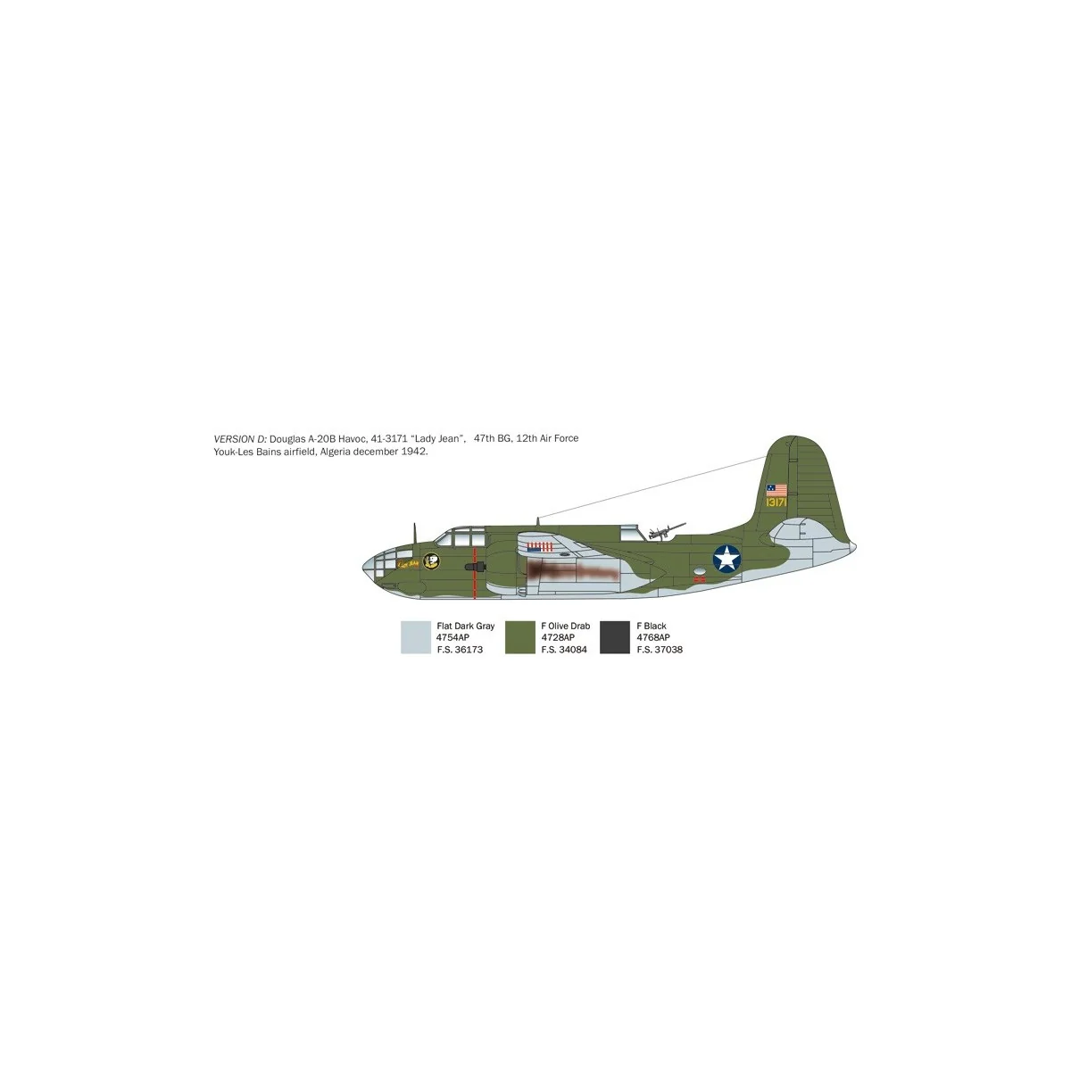 A-20B/C Havoc (Boston III) 1/48 Italeri Italeri I2656 - 6 A-20B/C Havoc (Boston III) 1/48 Italeri Italeri I2656 - 6