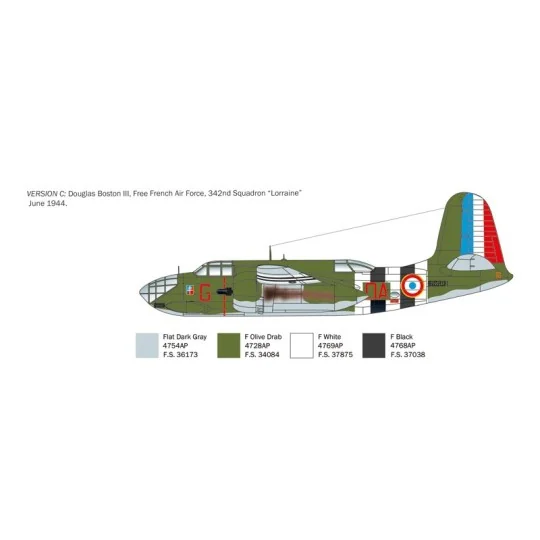 A-20B/C Havoc (Boston III) 1/48 Italeri Italeri I2656 - 7 I2656-A-20B/C Havoc (Boston III) 1/48 Italeri - I2656