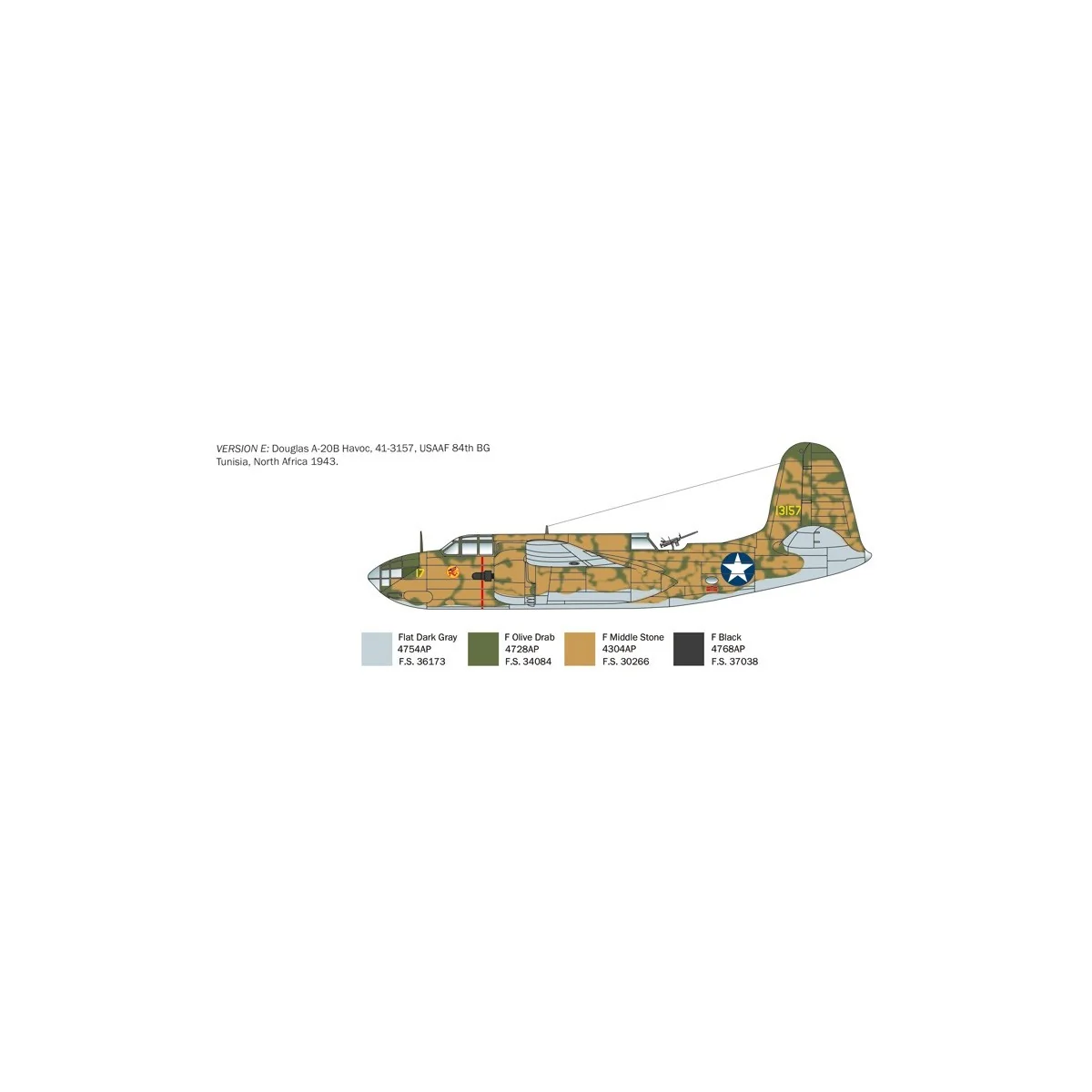 A-20B/C Havoc (Boston III) 1/48 Italeri Italeri I2656 - 8 A-20B/C Havoc (Boston III) 1/48 Italeri Italeri I2656 - 8