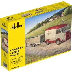 Citroën HY + 1/24 Heller trailer Heller HEL-50331 - 1