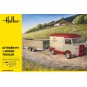 HEL-50331-Citroën HY + remorque 1/24 Heller
