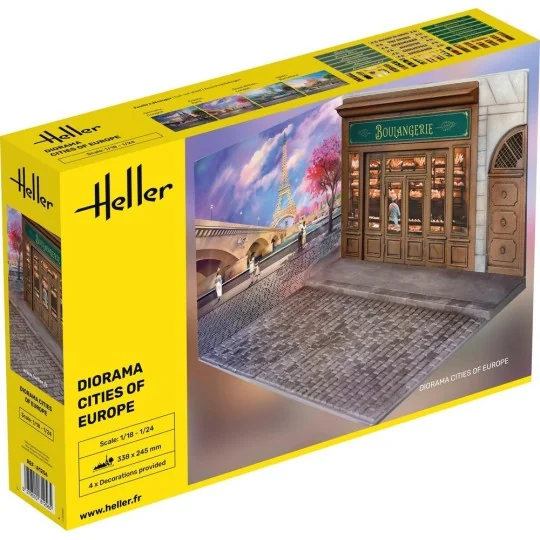 Diorama citées d'Europe 1/18 - 1/24 Heller Heller HEL-81256 - 1 HEL-81256-Diorama citées d'Europe 1/18 - 1/24 Heller - HEL-81256