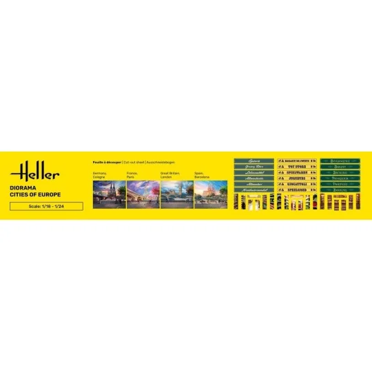 HEL-81256-Diorama quoted from Europe 1/18 - 1/24 Heller