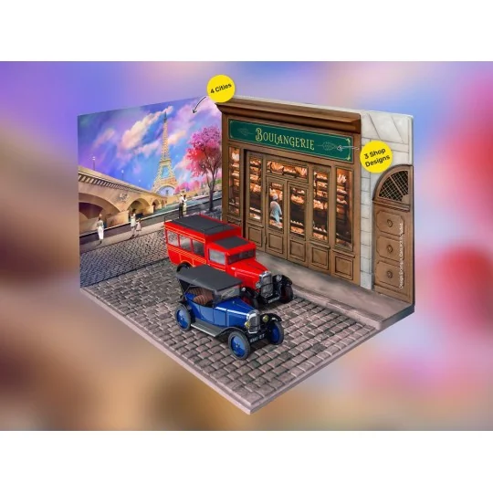 HEL-81256-Diorama citées d'Europe 1/18 - 1/24 Heller