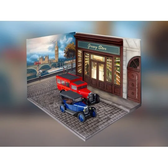 HEL-81256-Diorama citées d'Europe 1/18 - 1/24 Heller