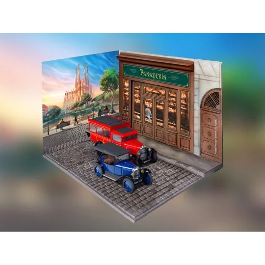 HEL-81256-Diorama citées d'Europe 1/18 - 1/24 Heller