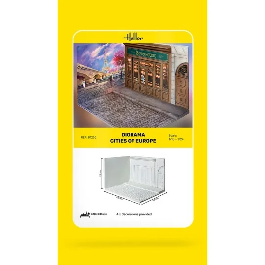 HEL-81256-Diorama quoted from Europe 1/18 - 1/24 Heller