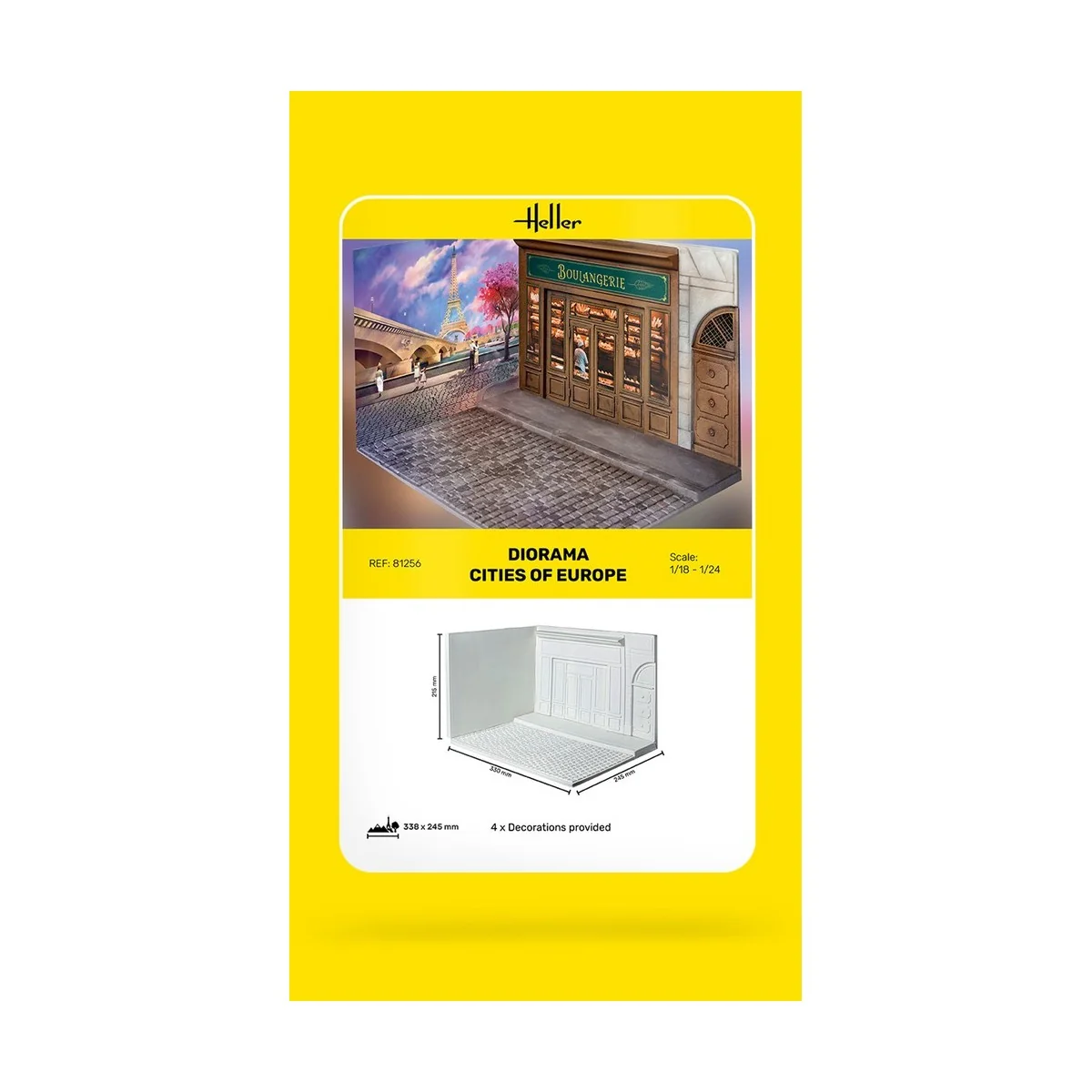Diorama quoted from Europe 1/18 - 1/24 Heller Heller HEL-81256 - 12