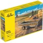 HEL-80778-Remorque routière à marchandises 1/24 Heller