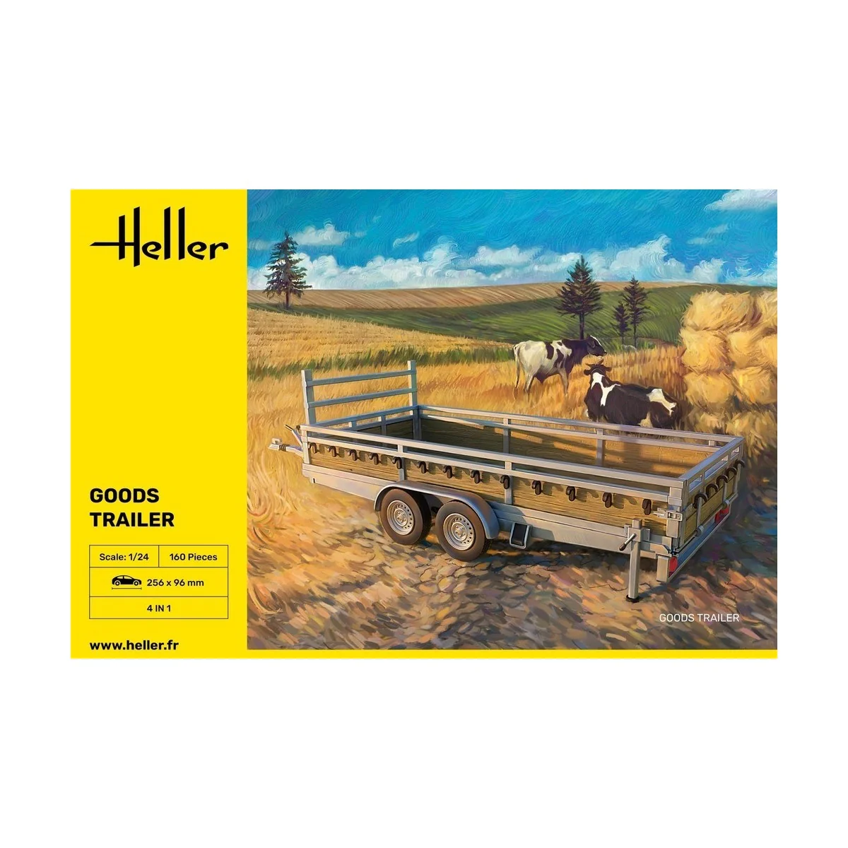 1/24 Heller Freight Road Trailer Heller HEL-80778 - 3 1/24 Heller Freight Road Trailer Heller HEL-80778 - 3