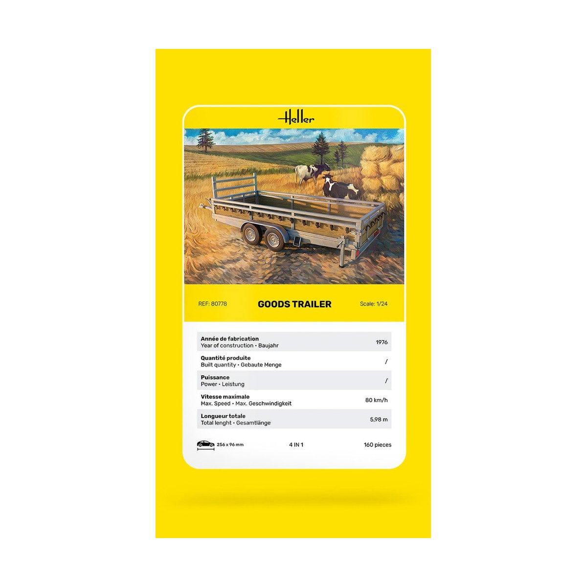 1/24 Heller Freight Road Trailer Heller HEL-80778 - 8 1/24 Heller Freight Road Trailer Heller HEL-80778 - 8