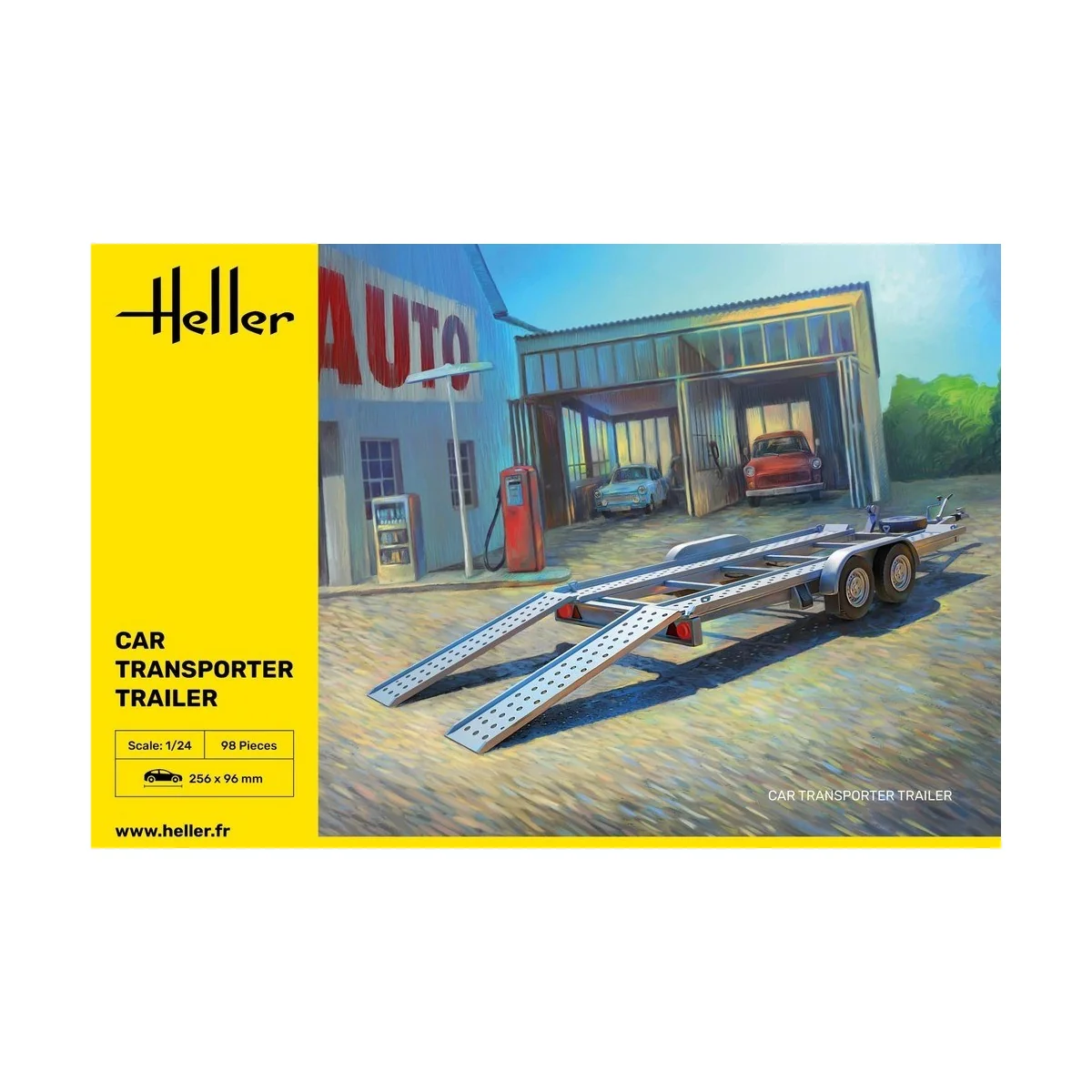Remorque porte-voiture 1/24 Heller Heller HEL-80774 - 3