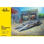 HEL-80774-Remorque porte-voiture 1/24 Heller