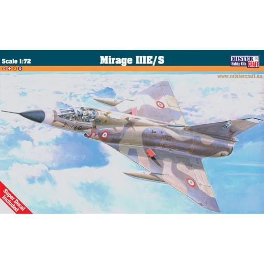 050337-Mirage III 1/72 Mister Craft + glue and paints