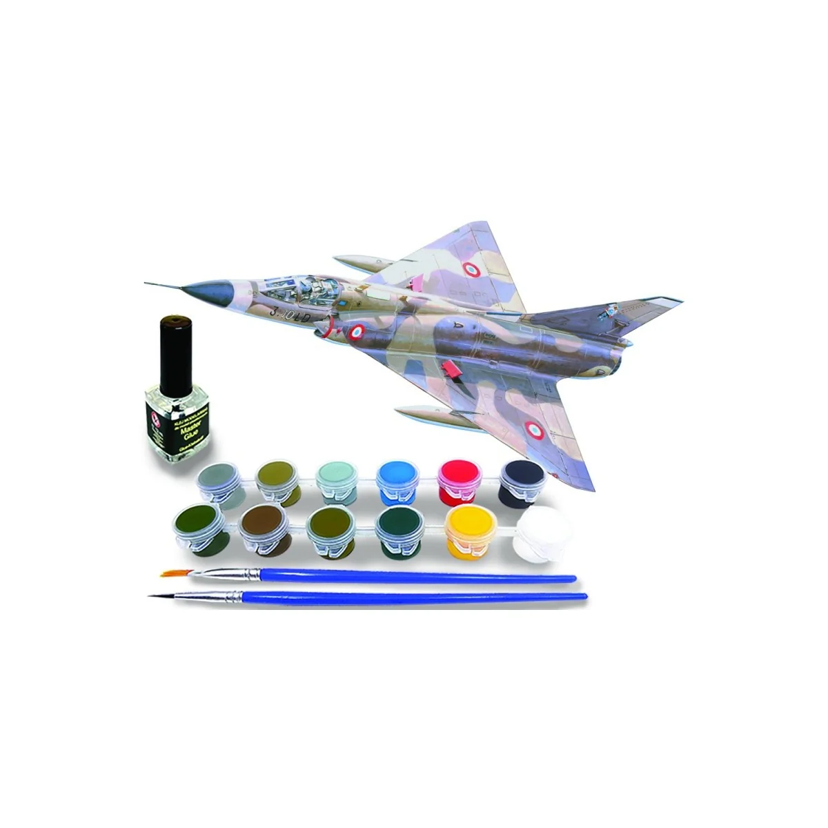 Mirage III 1/72 Mister Craft + glue and paints Hobby Boss 050337 - 4 Mirage III 1/72 Mister Craft + glue and paints Hobby Boss 050337 - 4
