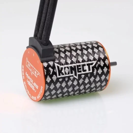 Combo brushless 1/10 ESC 60A WP + motor 4P 3650SL 4600KV Konect Hobbytech KN-COMBO-D4 - 2 KN-COMBO-D4-Combo brushless 1/10 ESC 60A WP + motor 4P 3650SL 4600KV Konect - KN-COMBO-D4