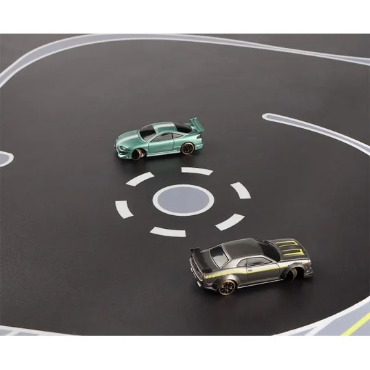 TB-760260-Piste spéciale Drift pour Turbo Racing Micro Rally 1/76 (63x90 cm) - TB-760260