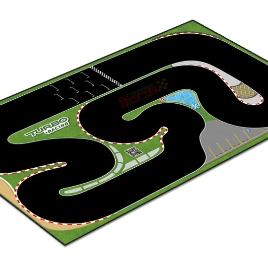 TB-760102-Piste XXL pour Turbo Racing Micro Rally 1/76 (90x160 cm)