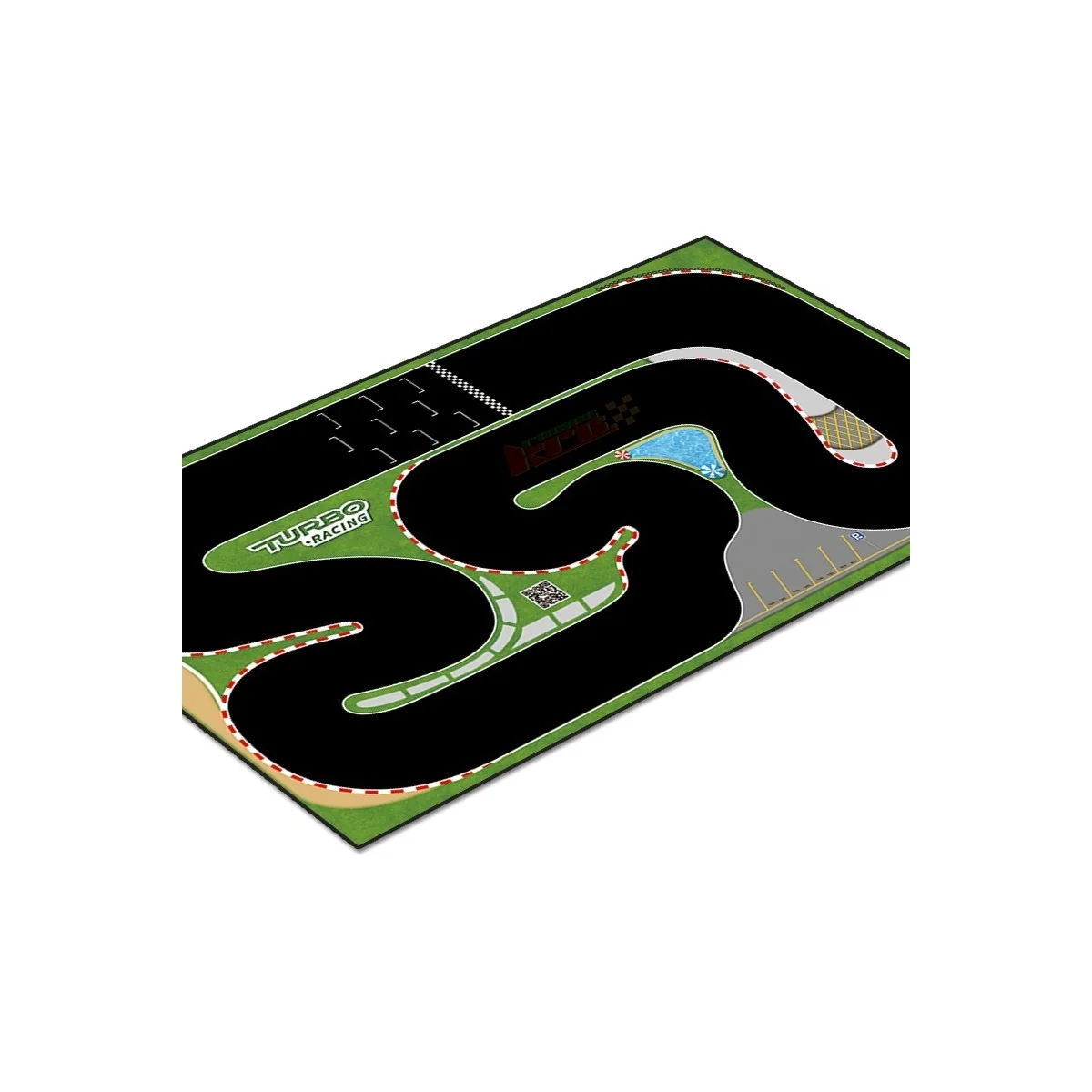 Piste XXL pour Turbo Racing Micro Rally 1/76 (90x160 cm) Turbo Racing TB-760102 - 2